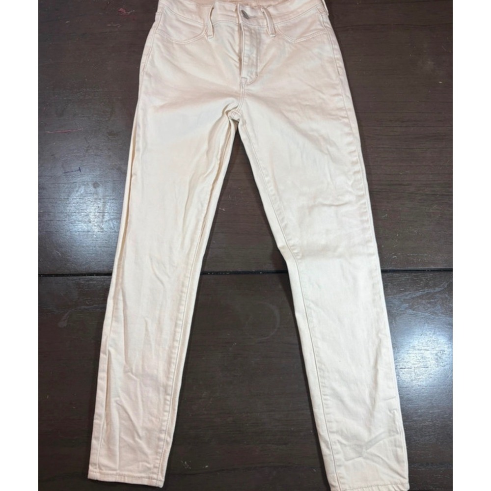 PacSun Los Angeles Cream Off White Jeggings Skinny Jeans Size 23S High Rise